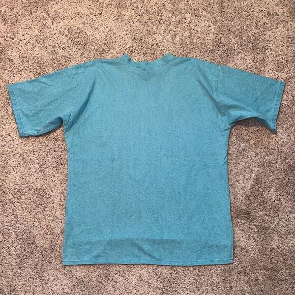 Quicksilver Vintage 80’s 90’s Blue Cotton T-Shirt Large - Picture 3 of 5